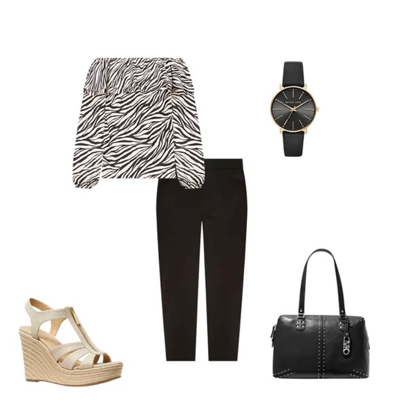 🌻Michael Kors Linen Damita Wedge - Picture 7 of 7